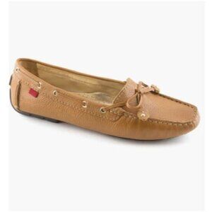 NEW Marc Joseph New York Women's Diana St Loafer Pebble Cognac Leather Size 11